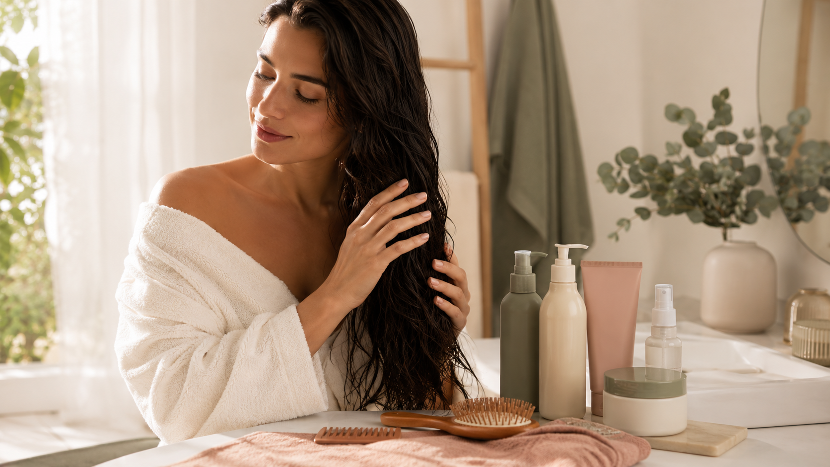 Como montar uma rotina simples de cuidados com o cabelo